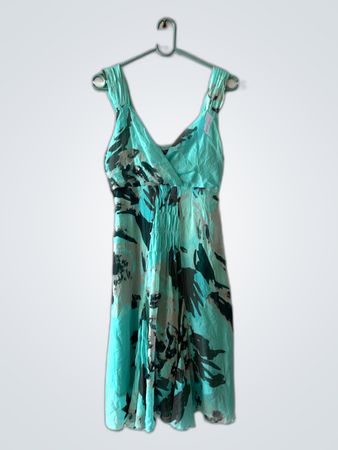 Floral Teal Dress