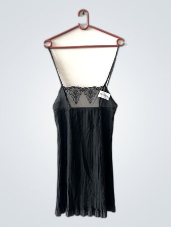Black Lace Slip Dress