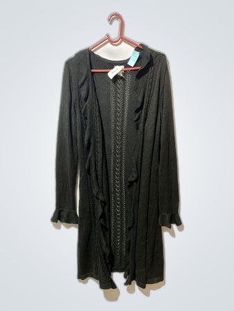 Black Knit Cardigan
