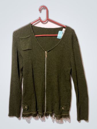 Green Knit Sweater