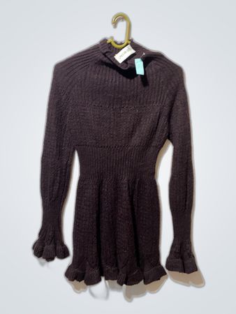Gray Knit Dress