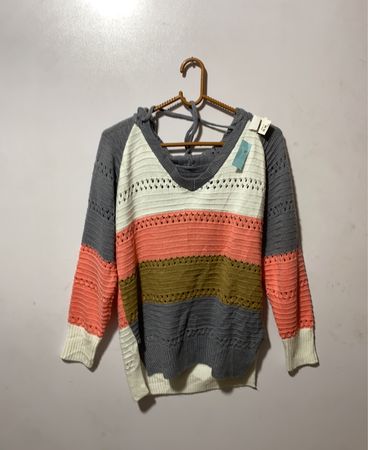 Striped Knit Sweater