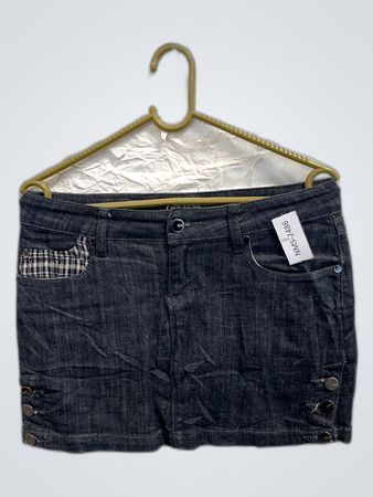 Gold SK Denim Skirt