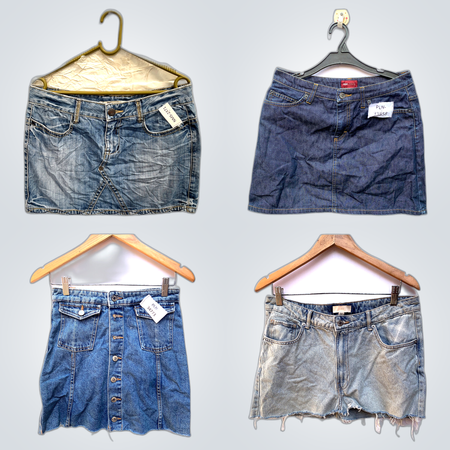 Basic Denim Skirts Set(FV 566)