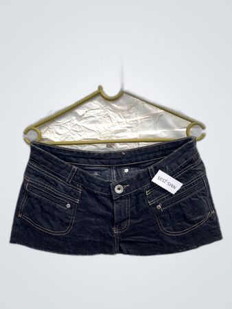 Dark Blue Denim Skirt
