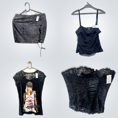 Casual Tops +Mini Skirts Collection Mic (FV-012)