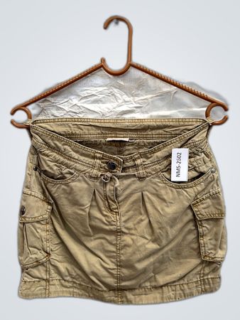 Jupe cargo beige
