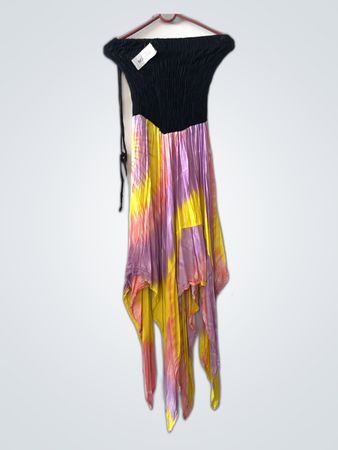 Multicolor Tie-Dye Dress
