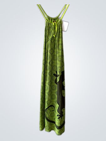 Green Patterned Dress