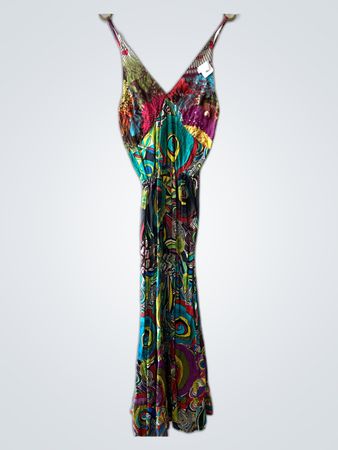 Multicolored Floral Maxi Dress