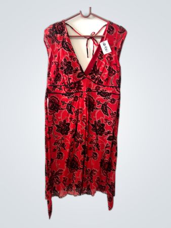 Red Floral Dress