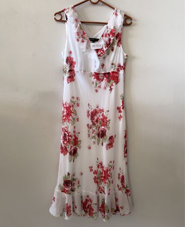 Kappa Floral White Dress
