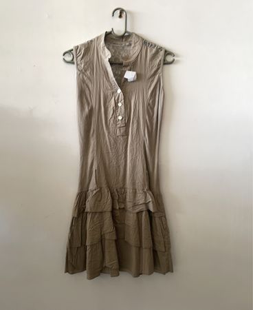 Tan Sleeveless Dress