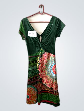 Green Patterned Dress