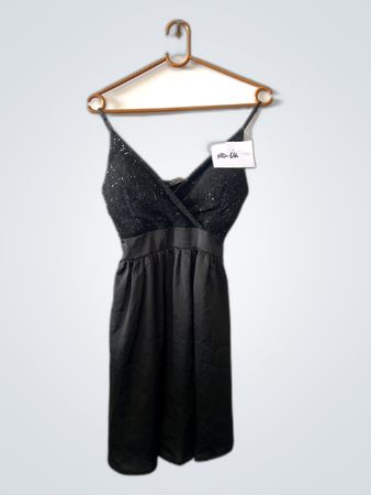 Black Sequined Dress