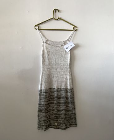 White and Grey Dress