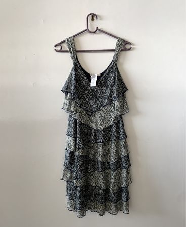 Kookai Polka Dot Ruffled Dress