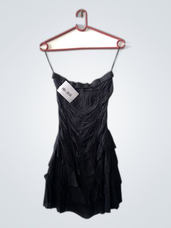 Black Ruffled Dress