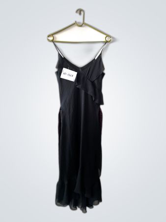 Black Ruffled Dress