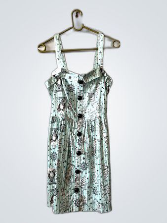 Dress with Nautical Pattern