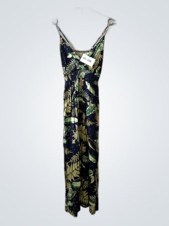 N.EVERYDAY Tropical Print Maxi Dress