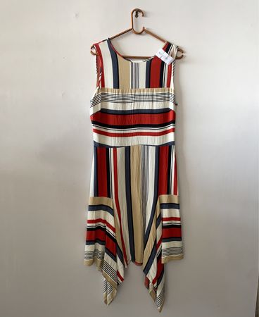 Striped Sleeveless Dress