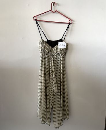 Dress with Black and White Pattern