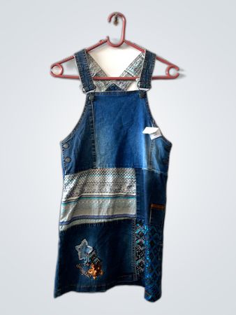 Denim Overall Dress