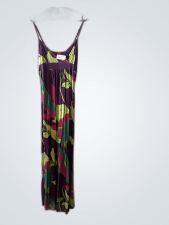 Conley's Purple Floral Maxi Dress