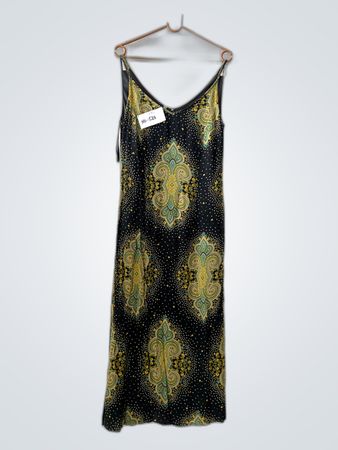 Black Paisley Dress