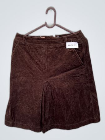Brown Corduroy Skirt