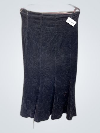 Black Velvet Skirt