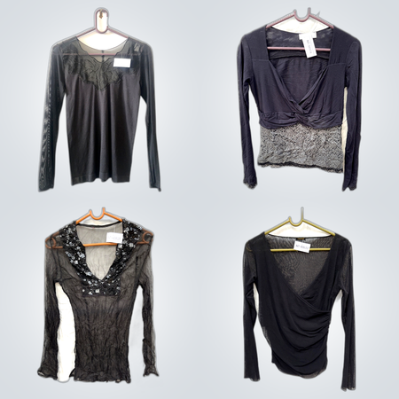 Y2K Sheer Blouses Bundle