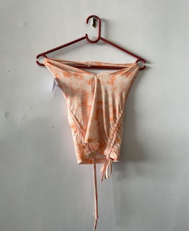 Peach Tie-Dye Top
