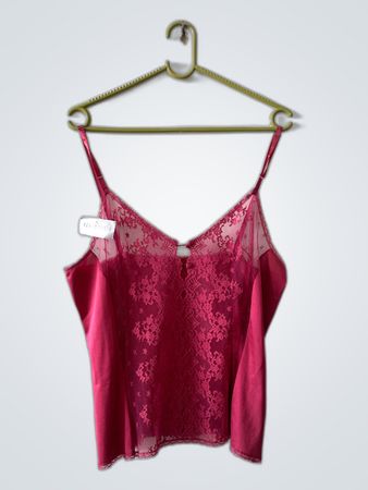 Pink Lace Camisole