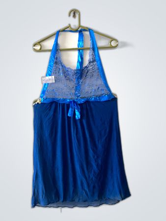 Blue Lace Chemise