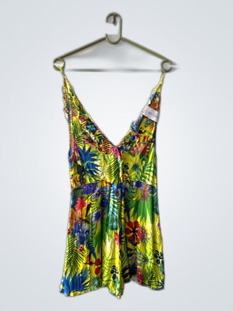 Tropical Print Dress