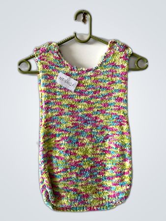 Multicolored Knit Tank Top