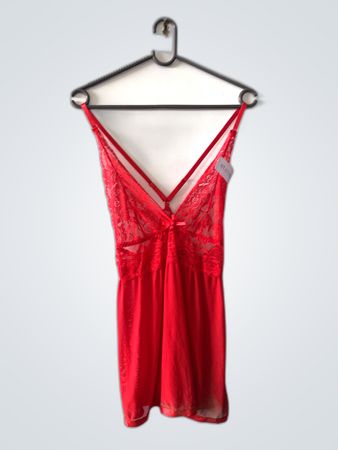 Red Lace Chemise