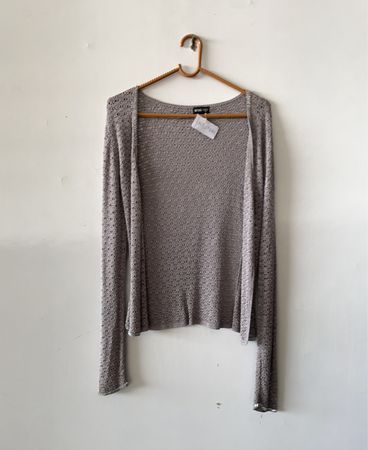 Grey Knit Top
