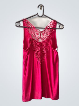 Pink Lace Nightgown