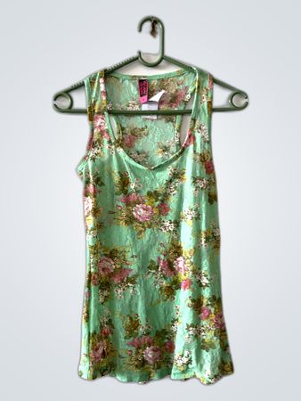 Mint Floral Dress