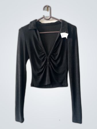 Black Long Sleeve Top