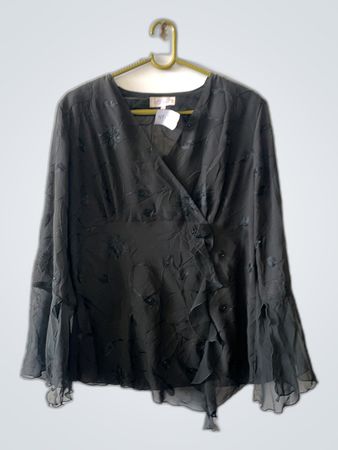 Black Sheer Blouse
