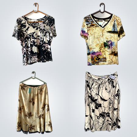 Pastel Tops +Skirts Set(FV 082)