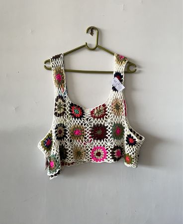 Crochet Granny Square Top