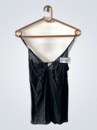 Black Lace Trim Camisole