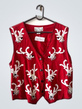 Sara Studio Reindeer Vest
