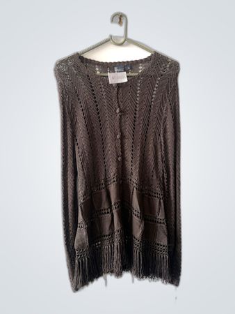 Brown Crochet Top
