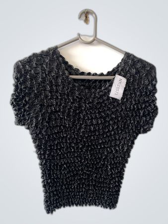 Black Knit Top